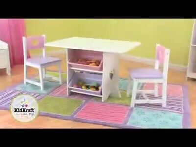 Kidkraft heart table and chair clearance set